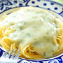 大葉香る豆乳ビシソワーズの冷製クリームパスタと国産赤スパークリングのマリアージュ