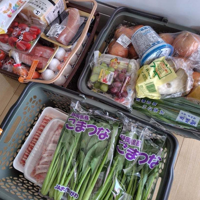 週末のまとめ買いでとうとう2万超え( ；∀；)