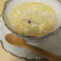 あんこう鍋の残り汁で作るスープと庭の水仙