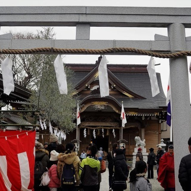 ■1月6日【田名八幡宮恒例の的祭】を見て来ました＾＾