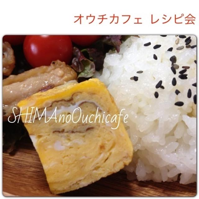 男子の胃袋を掴もう～（笑）和のプレート　塩麹卵焼き