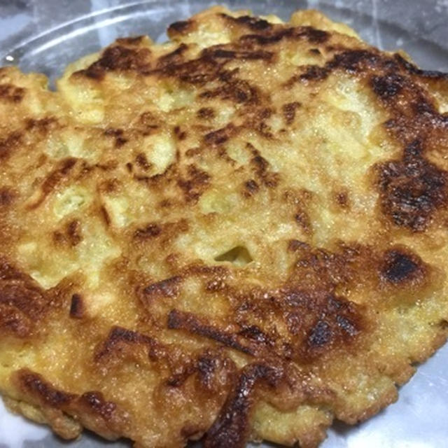 ハトムギフレークと高野豆腐と卵のふわっふわお好み焼き風　作ってみたらめちゃウマ