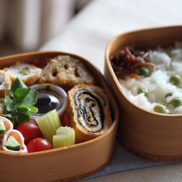 豆ごはん弁当
