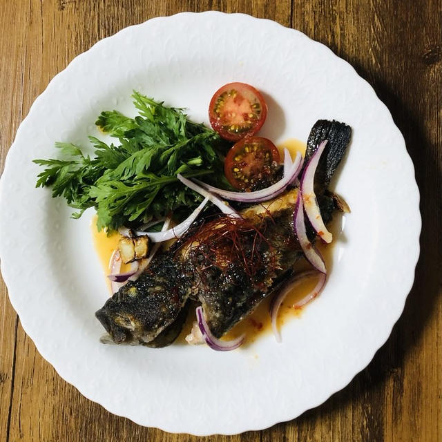【魚お悩み解消レシピ】カサゴのパリパリ焼き アジアンソース