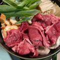 宮崎県の牛もも肉ですき焼き