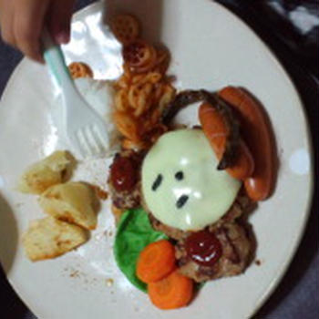 2010/08/01 の照り焼き＆お子さまプレート