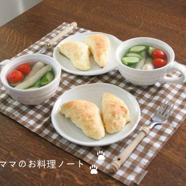 簡単なスープで朝ごはん！