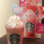 ピーチピンクフルーツフラペチーノ