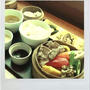 茶-cafe omotesandoで『季節野菜と豚肉のセイロ蒸し』
