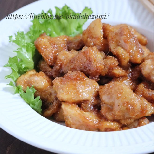 こってり甘辛！ご飯がすすむ【もっちり照りごまチキン】