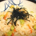 【レシピ】　枝豆入り炊き込みご飯