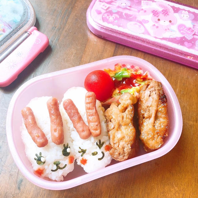 ギリギリうさぎ弁当です！！