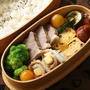 笑顔呼ぶ、茹で塩豚のお弁当♪
