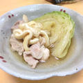 鶏肉とキャベツのあんかけ煮