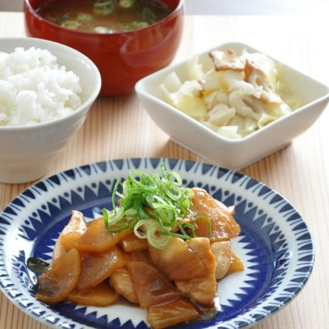 甘辛ダレでごはんが進む♡「鶏肉の照り焼き」献立