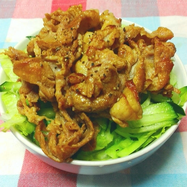 ＊塩レモン豚丼＊