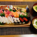 アプリで予約したテイクアウト晩御飯☆お寿司♪☆♪☆♪