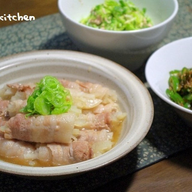 実家で作るごはん。