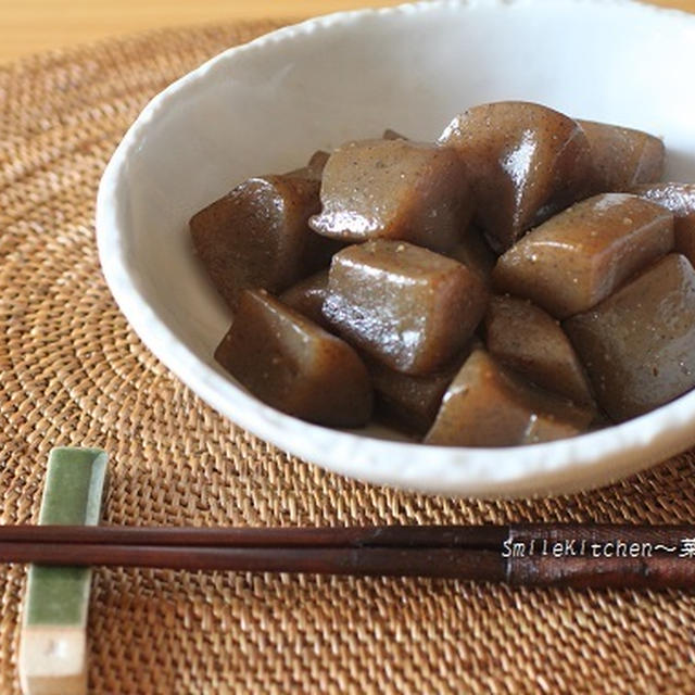 レシピ【ローカロリーで超簡単！！こんにゃくのにんにく醤油炒め煮】つくレポお礼