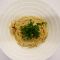 スゴイダイズでさっぱりクリーミー♪鶏ごぼうの和風パスタ