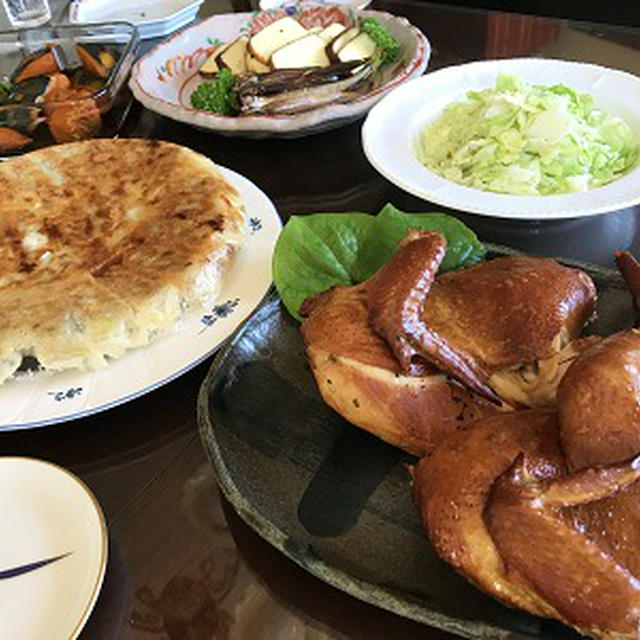 友達の家でレンコン餃子を作ってランチ♪