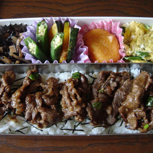 焼肉弁当と中学生が選挙権♪