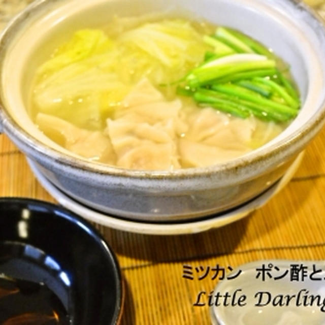 水餃子風　三種鍋　　お酒のあてにも　ご飯にも！