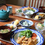 スティックチキンの甘辛揚げ定食。