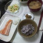 マカロニサラダと小松菜のさっぱり煮