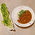 カレーとまたまたシーザーサラダ