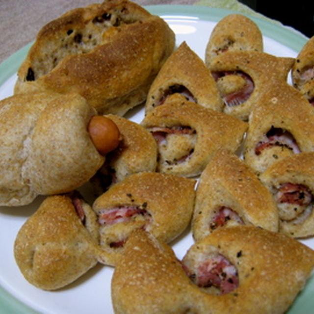 全粒粉でベーコンエピ☆