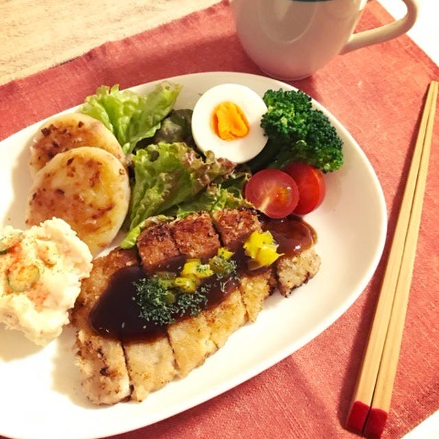 プレート晩ごはん♡