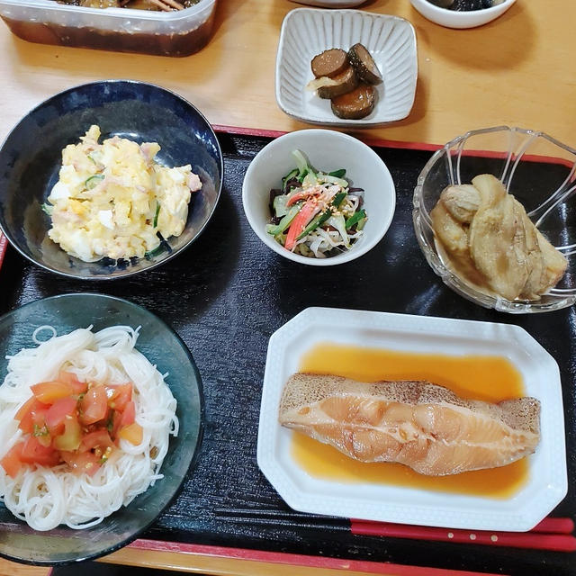 久しぶりに”煮魚”の晩ごはん‥