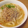 坦々麺風うどん。