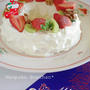 クリスマスリースケーキ*