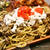 [カッテージチーズ簡単レシピ]  きのこのジェノベーゼパスタカッテージチーズ添え　レシピ