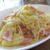 春キャベツとベーコンのパスタ♪