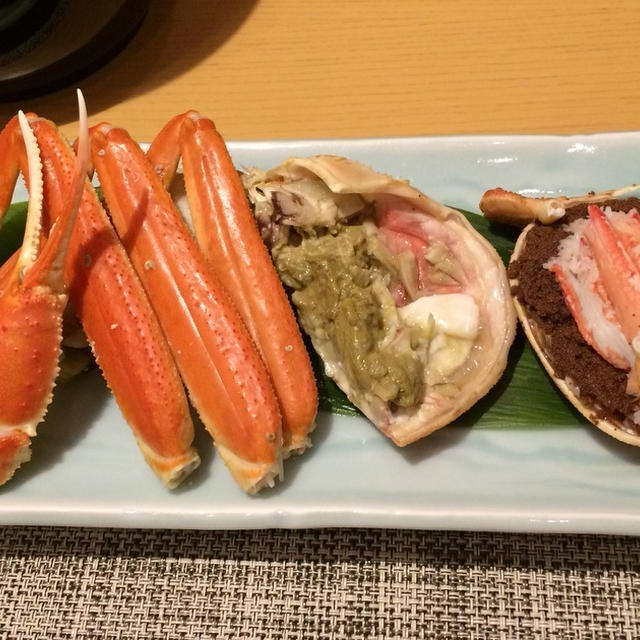 「ゆあむ」で蟹三昧