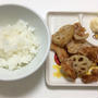やげん軟骨と蓮根の甘から揚げ