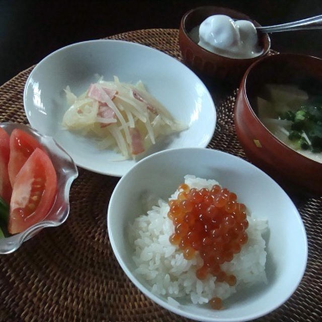 いくらご飯と母レシピ