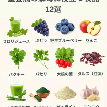 【重要】重金属の危険性と解毒』