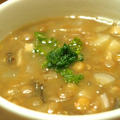 レンズ豆と根菜のスープ