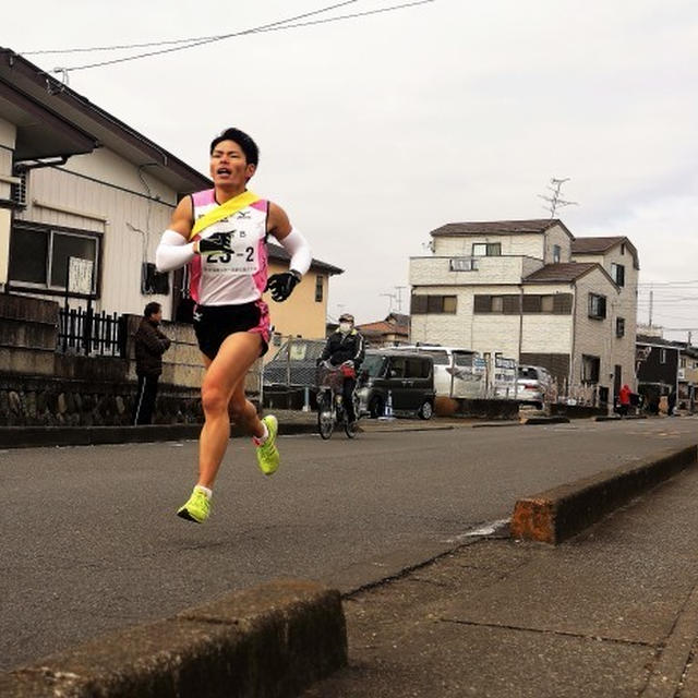 1月13日　第64回愛川町一周駅伝競走大会が 開催され　今年も沿道で応援