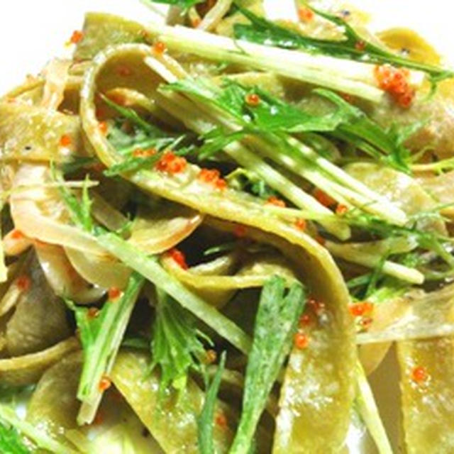 食感が楽しい！とびっこパスタ