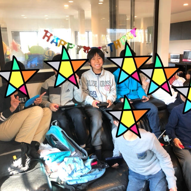 誕生日会をやりました〜！！