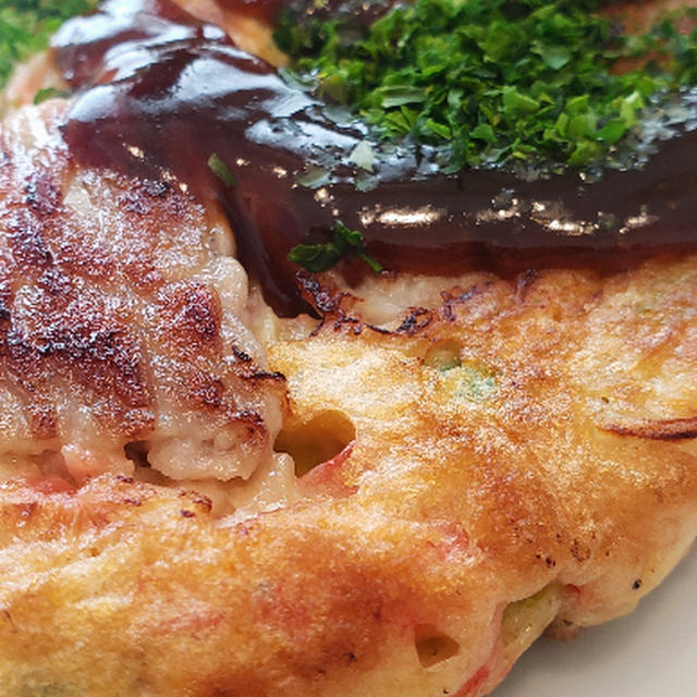 お昼は「お好み焼き」💕