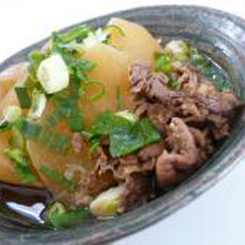 フライパンde！大根と牛肉の炒め煮♪