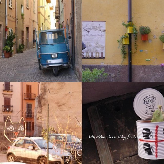 サルデーニャ旅行記⑥「ティンヌーラのムラーレス（壁画）＆‘イタリアで最も美しい街’ボーザ」