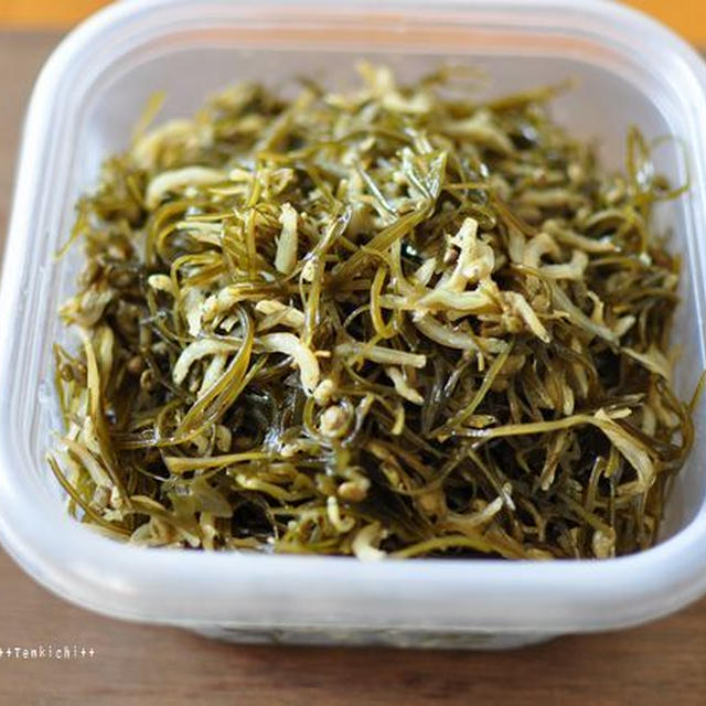 乾燥の刻み昆布の常備菜と、特等席は誰のもの？