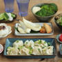 【おつまみごはん】豆腐入りシュウマイや小鉢いろいろ
